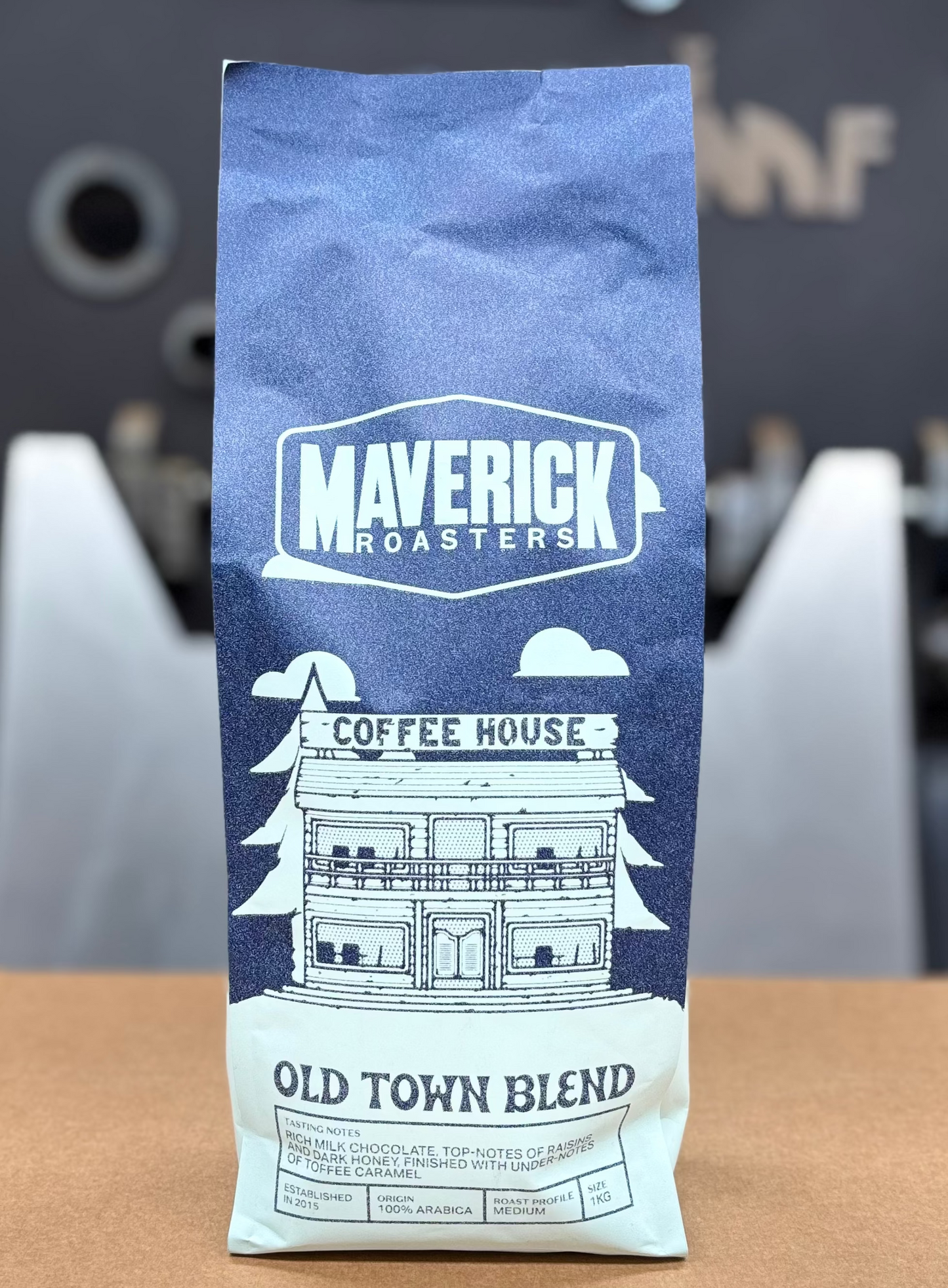 Maverick Roasters (Old Town Blend) 1kg Whole Bean, 100% Arabica
