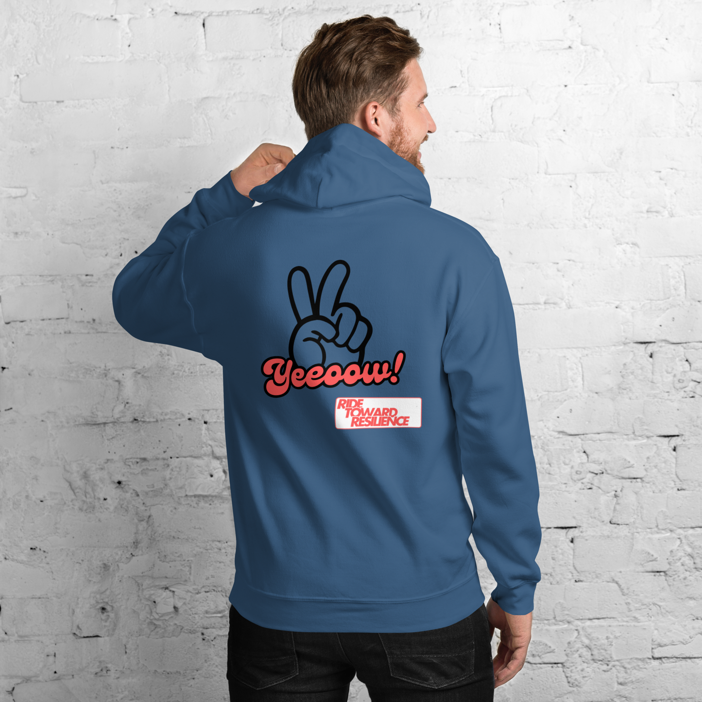 Yeeeow Ride Toward Resilience Hoody