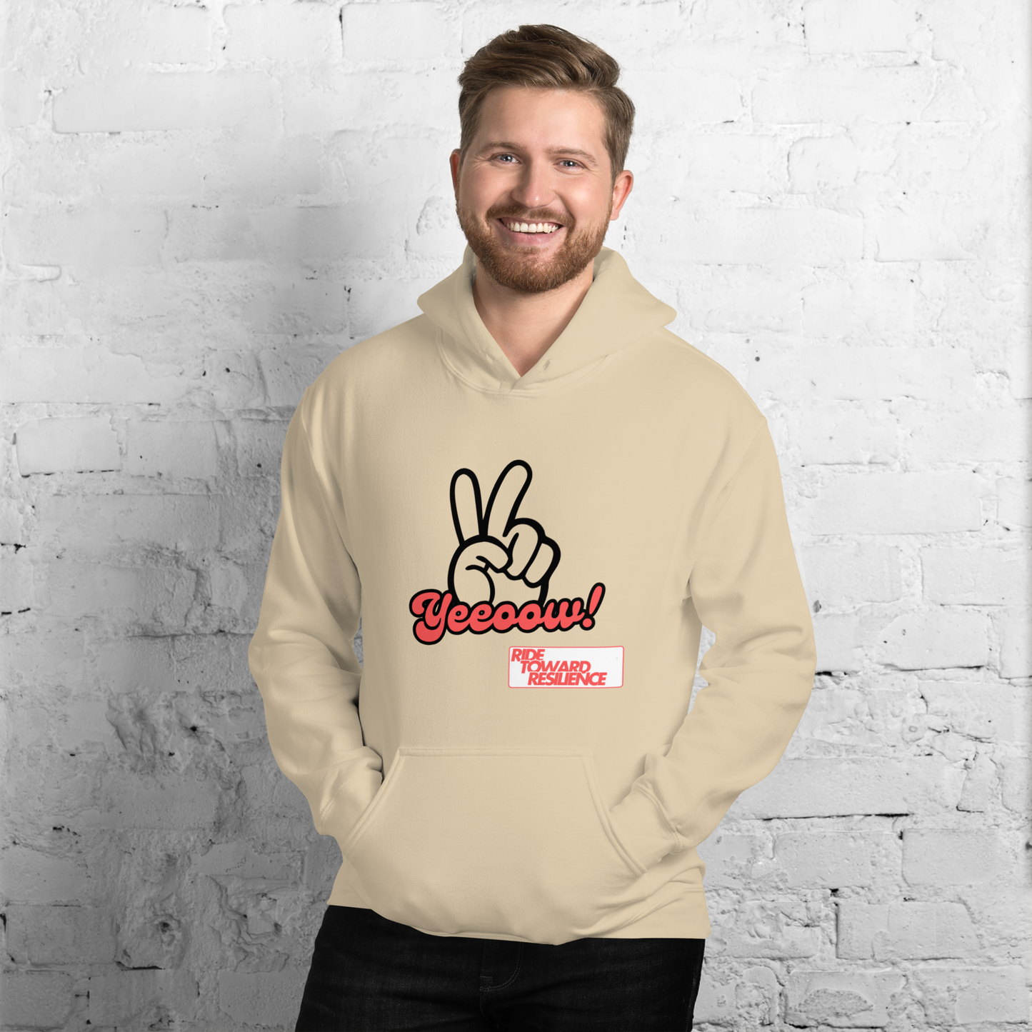 Yeeeow Ride Toward Resilience Hoody