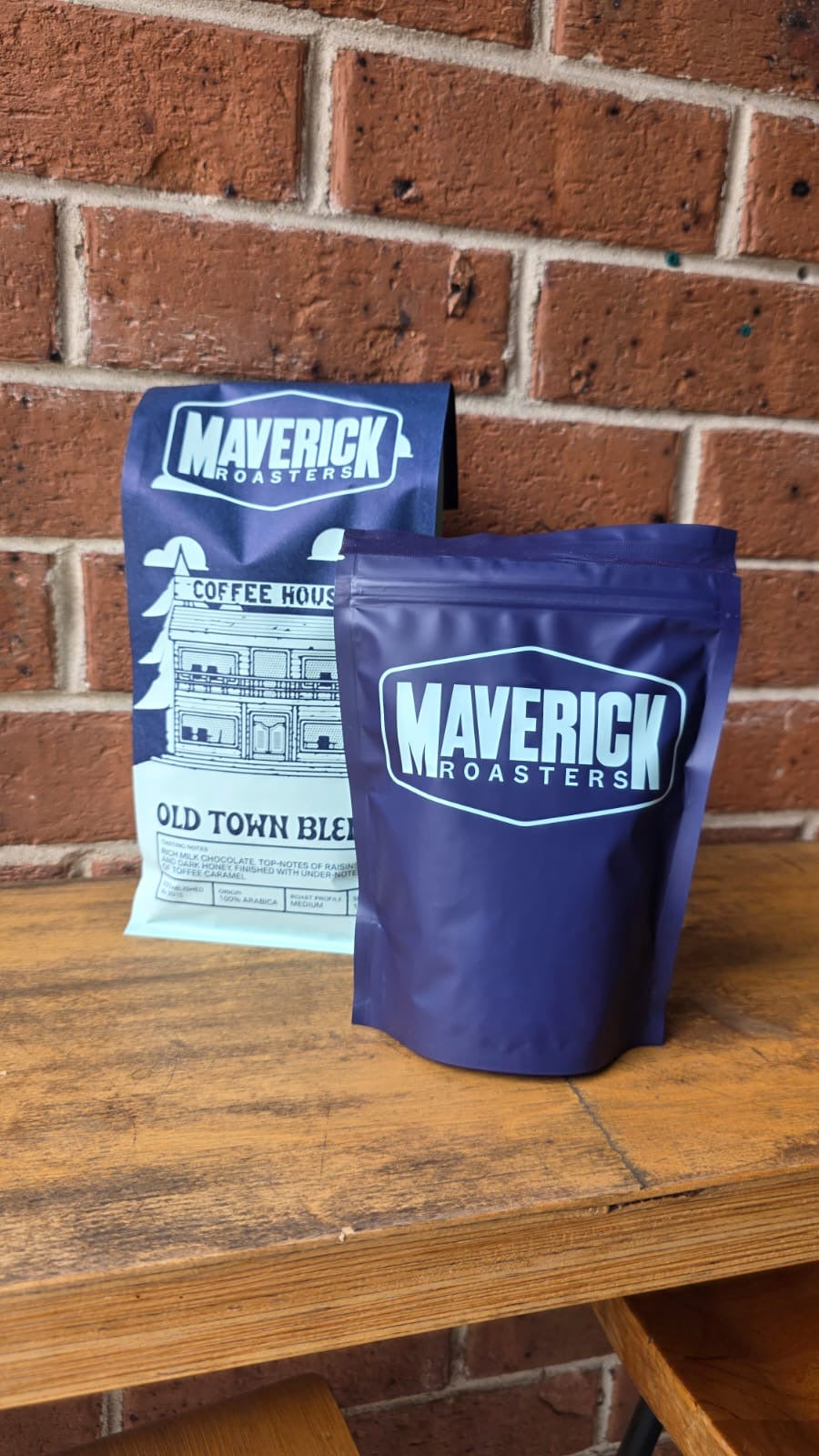 Maverick Roasters (Old Town Blend) 250g Whole Bean, 100% Arabica